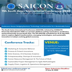 Saicon 11th South Asian International Conference 2025 